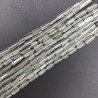 Ametista Verde (Prasiolite) Perline Forma Cilindro Sfaccettato a Mano