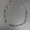 Iolite Naturale Perline Forma Quadrato Heshi Liscio Foro Centrale a Gradazione 04mm-08mm