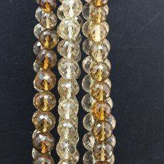Quarzo Birra (AA) Tondo Prima Scelta 06mm-12mm Sfaccettato A Mano