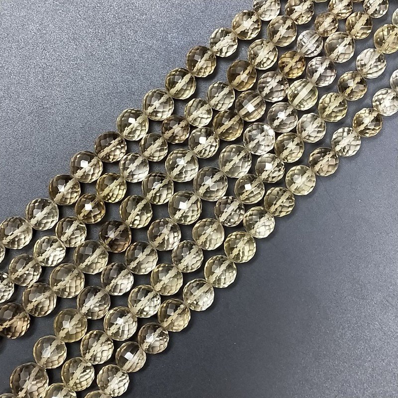 Quarzo Birra (AA) Tondo Prima Scelta 06mm-12mm Sfaccettato A Mano