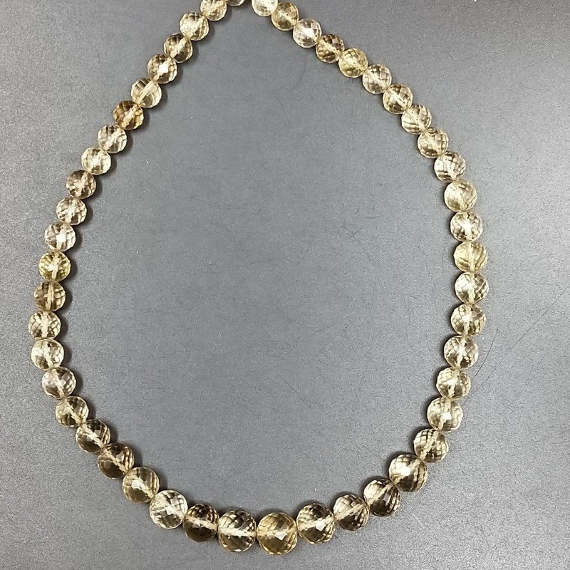 Quarzo Birra (AA) Tondo Prima Scelta 06mm-12mm Sfaccettato A Mano