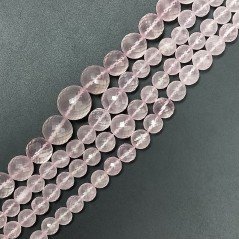 Quarzo Rosa (AAA) Tondo Prima Scelta 08mm-18mm Sfaccettato A Mano Quarzo Rosa (AAA) Tondo Prima Scelta 08mm-18mm Sfaccettato A Mano