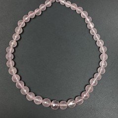 Quarzo Rosa (AAA) Tondo Prima Scelta 08mm-18mm Sfaccettato A Mano Quarzo Rosa (AAA) Tondo Prima Scelta 08mm-18mm Sfaccettato A Mano