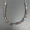 Labradorite Naturale in Perline Forma Goccia Tondo Sfaccettato a Mano Foro Passante 05-06X07-10mm
