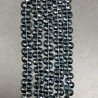 Topazio Londra Idrotermale Perline Forma Cuore Piatto Sfaccettato a Mano Foro Laterale 06mm-7mm