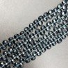 Topazio Londra Idrotermale Perline Forma Cuore Piatto Sfaccettato a Mano Foro Laterale 06mm-7mm