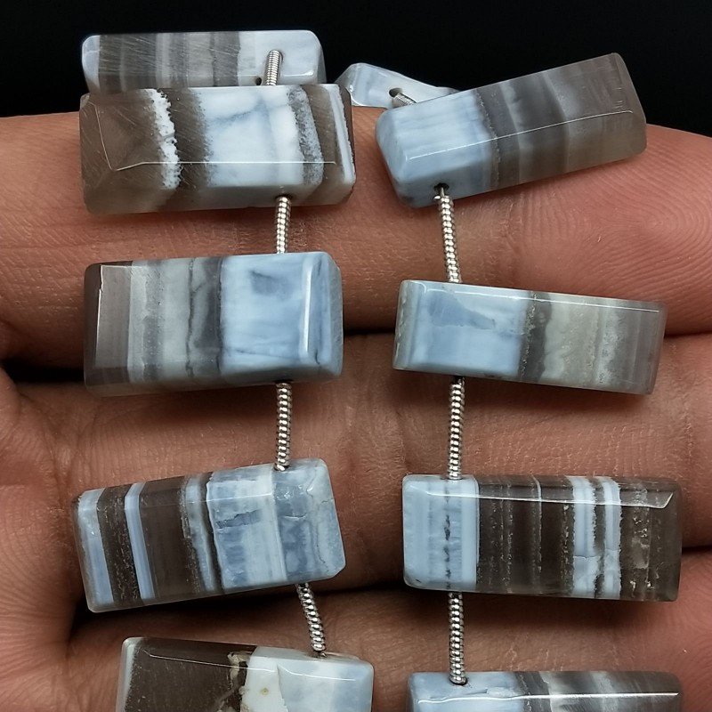 Opale Somalia Naturale Perline Forma Frange Rettangolare Piatto Sfaccettato a Mano Piatto Foro Laterale Opale Somalia Naturale Perline Forma Frange Rettangolare Piatto Sfaccettato a Mano Piatto Foro Laterale