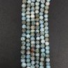 Larimar Naturale Grezzo Tondo Liscio A Mano 05mm-08mm