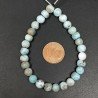Larimar Naturale Grezzo Tondo Liscio A Mano 05mm-08mm