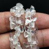 Quarzo Rosa Naturale in Perline Forma Triangolo Liscio a Mano Foro Laterale
