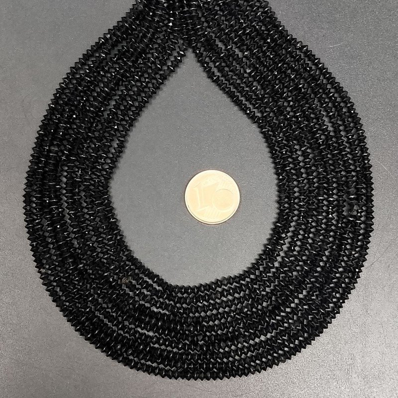Spinello Nero Prima Scelta Sfaccettato Dischi Diamond Cut 3,5mm