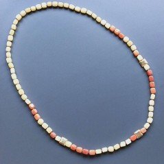 Collana giada gialla e arancio sassi lisci cubetti e agata verde sferico sfac 10 mm e argento indiano dorato annodato