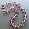 Collana girocollo cristallo viola tondo sfac 17 mm annodato