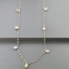 Collana A Nodo Orafo Dorato Con Cristallo E Quarzo Rutillato Oro