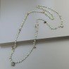 Collana A Nodo Orafo Rosato Con Avventurina Verde E Quarzo Fume