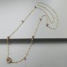Collana A Nodo Orafo Rosato Con Peridoto E Quarzo Fume