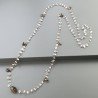 Collana A Nodo Orafo Rosato Con Quarzo Fume