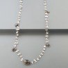 Collana A Nodo Orafo Rosato Con Quarzo Fume