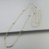 Collana A Nodo Orafo Rosato Con Peridoto E Pirite Naturale
