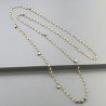Collana A Nodo Orafo Rosato Con Peridoto E Pirite Naturale