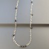 Collana A Nodo Orafo Dorato Con Cristallo Di Rocca,Spinello Nero Quarzo è Onice