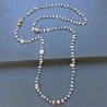 Collana A Nodo Orafo Brunito Con Pietra Di Luna (Adularia) Con Pietra Di Luna Beige