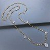 Collana A Nodo Orafo Rosato Con Agata Gialla Quarzo Rosa E Giada
