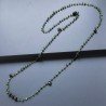 Collana A Nodo Orafo Dorato Con Avventurina Verde,Spinello Nero E Onice Nera