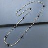 Collana A Nodo Orafo Dorato Con Pietra Di Luna (Adularia) E Granato