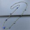 Collana A Nodo Orafo Dorato Con Avventurina Verde E Lapis Lazuli