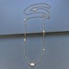 Collana A Nodo Orafo Dorato Con Cristallo E Quarzo Citrino