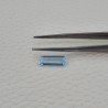 Acquamarina Naturale (AA) Taglio Baguette Sfaccettata Fatto a Mano Gemma Sciolta 14,40X5X2mm 1,75 Carati 1pz