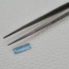 Acquamarina Naturale (AA) Taglio Baguette Sfaccettata Fatto a Mano Gemma Sciolta 14,40X5X2mm 1,75 Carati 1pz