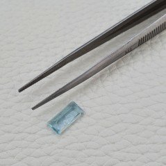 Gemma Sciolta di Acquamarina Naturale (AA), Taglio Smeraldo Ottagono Sfaccettato a Mano, 11,40x6x3,50 mm, 1,80 ct Gemma Sciolta di Acquamarina Naturale (AA), Taglio Smeraldo Ottagono Sfaccettato a Mano, 11,40x6x3,50 mm, 1,80 ct