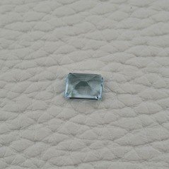 Gemma Sciolta di Acquamarina Naturale (AA), Taglio Smeraldo Ottagono Sfaccettato a Mano, 08x06x04 mm, 1,50 ct