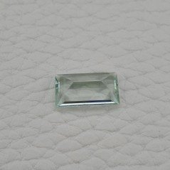 Gemma Sciolta di Acquamarina Naturale (AA), Taglio Baguette Sfaccettato a Mano, 13,30x7,60x4,50 mm, 3,40 ct