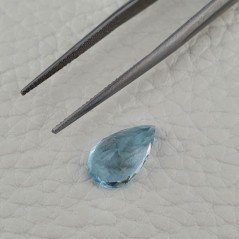 Gemma Sciolta di Acquamarina Naturale (AA), Taglio Goccia Sfaccettato a Mano, 13x8x6 mm, 3,35 ct Gemma Sciolta di Acquamarina Naturale (AA), Taglio Goccia Sfaccettato a Mano, 13x8x6 mm, 3,35 ct