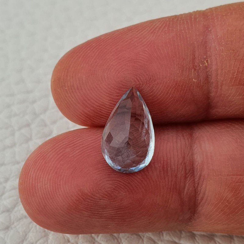 Acquamarina Naturale (AA) Taglio Gocce Sfaccettata Fatto a Mano Gemma Sciolta 13X8X6mm 3,35 Carati 1pz Acquamarina Naturale (AA) Taglio Gocce Sfaccettata Fatto a Mano Gemma Sciolta 13X8X6mm 3,35 Carati 1pz