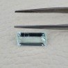 Acquamarina Naturale (AA) Taglio Baguette Sfaccettata Fatto a Mano Gemma Sciolta 13X6,30X04mm 2,90 Carati 1pz