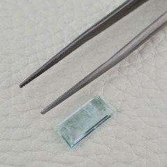 Acquamarina Naturale (AA) Taglio Baguette Sfaccettata Fatto a Mano Gemma Sciolta 13X6,30X04mm 2,90 Carati 1pz