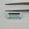 Acquamarina Naturale (AA) Taglio Baguette Sfaccettata Fatto a Mano Gemma Sciolta 16,20X6,50X3mm 3,05 Carati 1pz