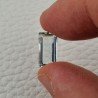 Acquamarina Naturale (AA) Taglio Baguette Sfaccettata Fatto a Mano Gemma Sciolta 12,50X6,60X4mm 2,65 Carati 1pz