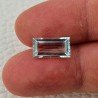 Acquamarina Naturale (AA) Taglio Baguette Sfaccettata Fatto a Mano Gemma Sciolta 12,50X6,60X4mm 2,65 Carati 1pz