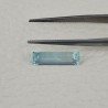Acquamarina Naturale (AA) Taglio Baguette Sfaccettata Fatto a Mano Gemma Sciolta 16X5X4,15mm 2,50 Carati 1pz