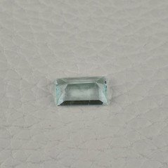 Gemma Sciolta di Acquamarina Naturale (AA), Taglio Baguette Sfaccettato a Mano, 11x7x4 mm, 2,30 ct