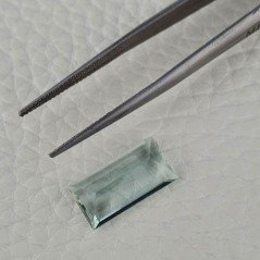 Acquamarina Naturale (AA) Taglio Baguette Sfaccettata Fatto a Mano Gemma Sciolta 15,60X08X4,70mm 5,00 Carati 1pz