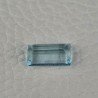 Acquamarina Naturale (AA) Taglio Baguette Sfaccettata Fatto a Mano Gemma Sciolta 14,40X7,40X5mm 4,90 Carati 1pz