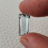 Acquamarina Naturale (AA) Taglio Baguette Sfaccettata Fatto a Mano Gemma Sciolta 15X7,70X6mm 5,55 Carati 1pz