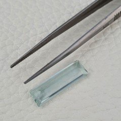 Acquamarina Naturale (AAA) Taglio Baguette Sfaccettata Fatto a Mano Gemma Sciolta 22X07X04mm 5,60 Carati 1pz