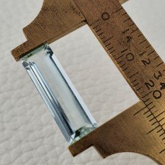 Acquamarina Naturale (AAA) Taglio Baguette Sfaccettata Fatto a Mano Gemma Sciolta 22X07X04mm 5,60 Carati 1pz